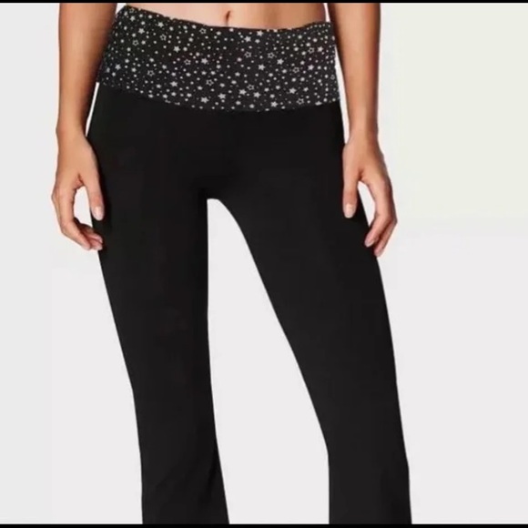 Victoria's Secret Pants - Victoria Secret Sport VSX star waist band cotton yoga workout legging size small